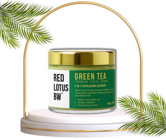 Green Tea Foaming Facial Scrub
